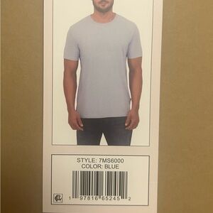 Lucky Brand Pocket T-Shirt Mens Medium Blue Soft Cotton Stretch Short Sleeve Tee